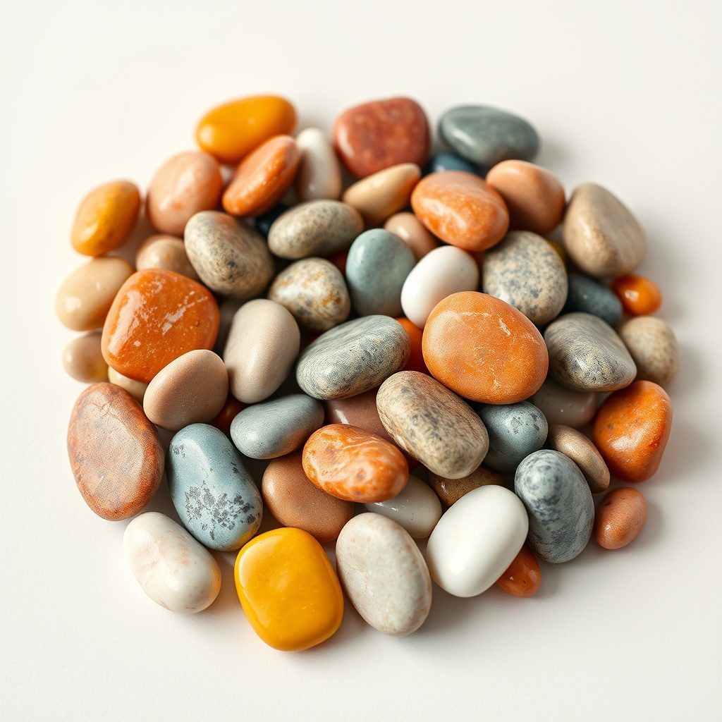 Polished stones assortment